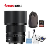 Sigma 90mm F2.8 DG Black Contemporary Lens for Sony E Mount and Accessories