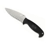 Spyderco Jumpmaster 2 Fixed Knife 4.47-Inch Black FRN Handle H-2 Steel Blade (Open Box)