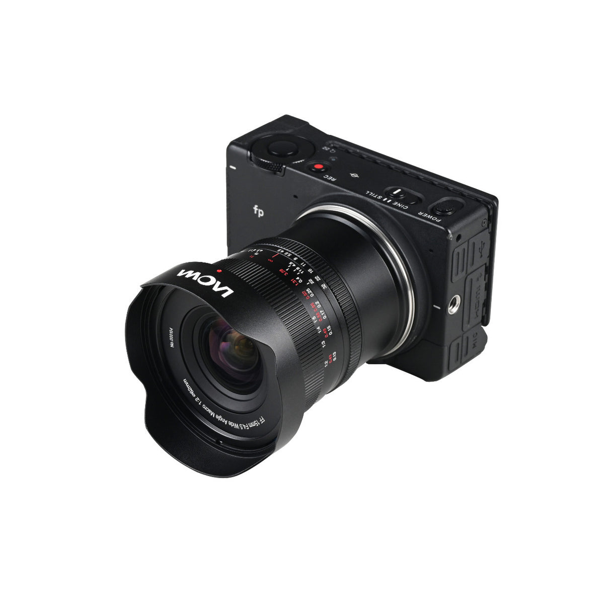 Laowa 15mm f/4.5 0.5X Ultra Wide Angle Macro Lens for L-Mount (Black)