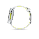 Garmin Forerunner 970 Titanium DLC and Whitestone/Translucent Amp Yellow Band