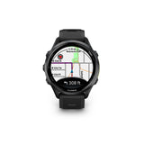 Garmin Forerunner 970 Carbon Gray DLC Titanium, Black Case and  Black/Translucent Whitestone Band
