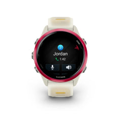 Garmin Forerunner 570 - 42mm Raspberry Aluminum with Translucent Bone/Mango Band