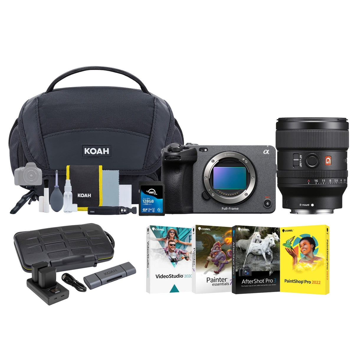 Sony FX3 Full-Frame Cinema Camera with 24mm f/1.4 E-Mount Lens Bundle