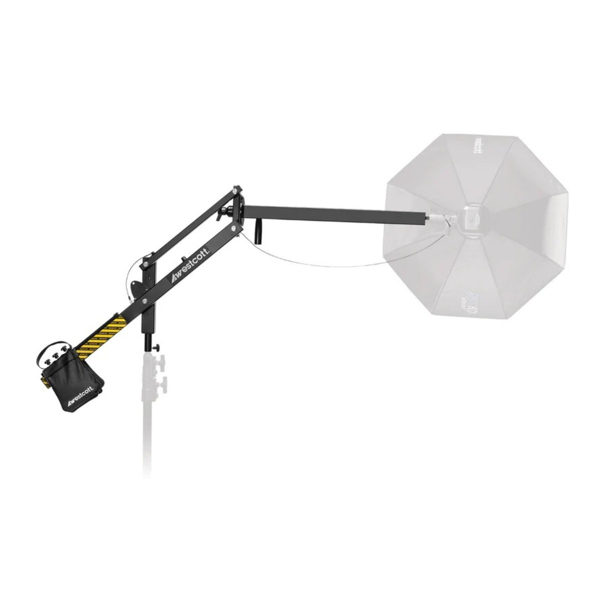 Westcott Easy Boom Heavy Duty 28-inch Extension Arm with 360-degree Rotation