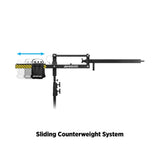 Westcott Easy Boom Heavy Duty 28-inch Extension Arm with 360-degree Rotation