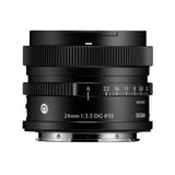 Sigma 24mm F3.5 DG Black Contemporary Lens for L Mount and Accessories Bundle