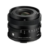Sigma 24mm F3.5 DG Black Contemporary Lens for L Mount and Accessories Bundle