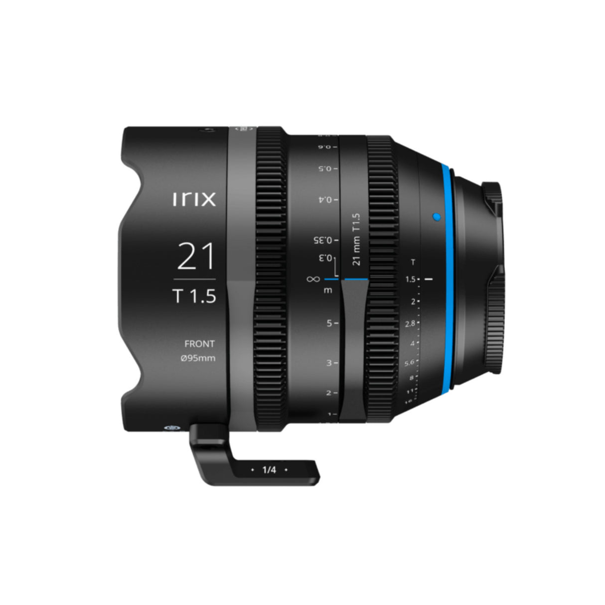 Irix Cine 21mm T1.5 Cine Camera Lens (Canon EF Mount, Feet, Black)