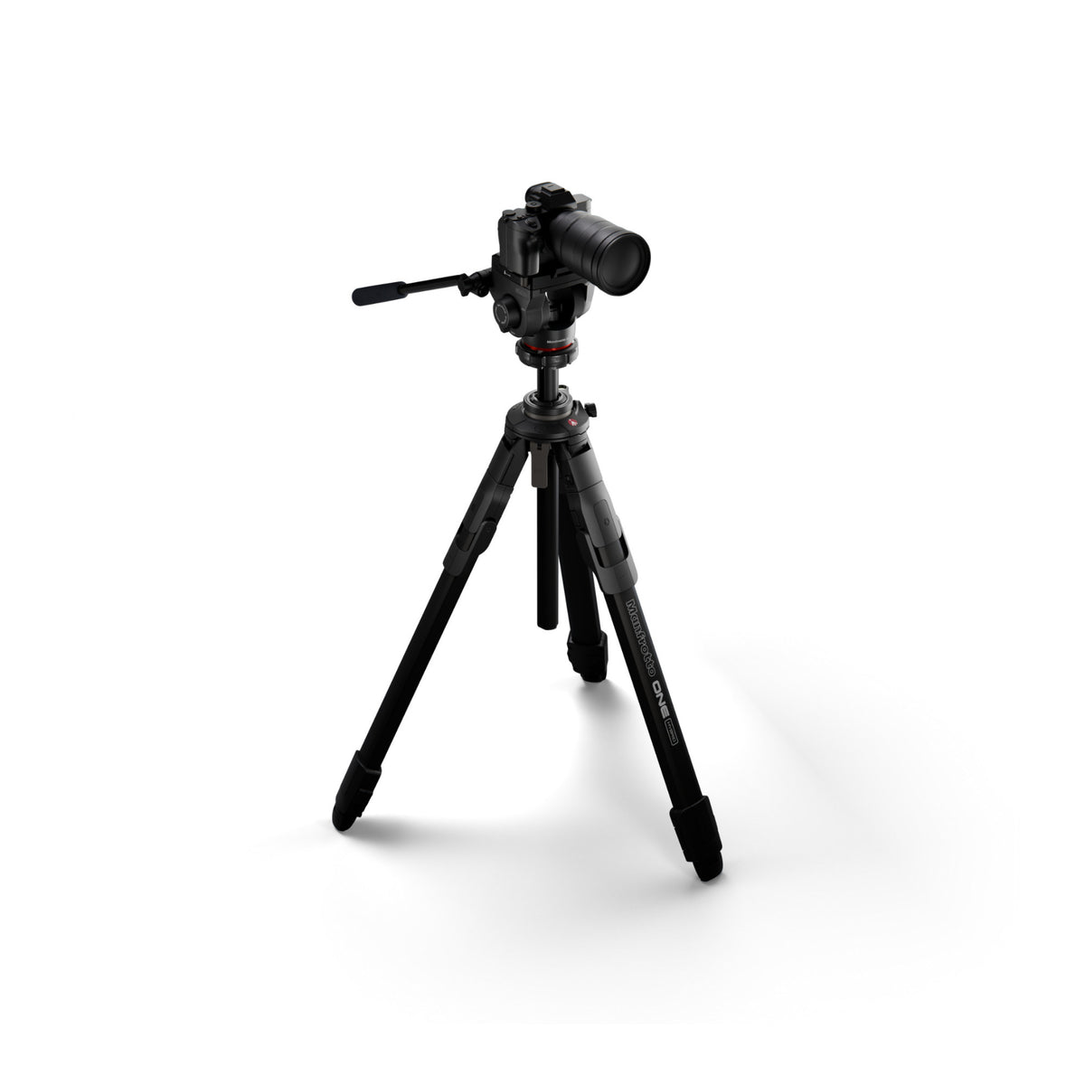 Manfrotto MKONEC-500X ONE CF with 500X Fluid Head - 60mm Flat Base