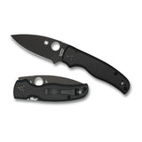 Spyderco Shaman Folding Knife 3.58-Inch Matte Black G10 Handle CPM-S30V Stainless Steel Blade