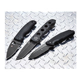 Spyderco Shaman Folding Knife 3.58-Inch Matte Black G10 Handle CPM-S30V Stainless Steel Blade