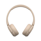 Sony Wireless Bluetooth On-Ear Headphones (Beige) Bundle with Hard Case
