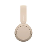 Sony Wireless Bluetooth On-Ear Headphones (Beige) Bundle with Hard Case
