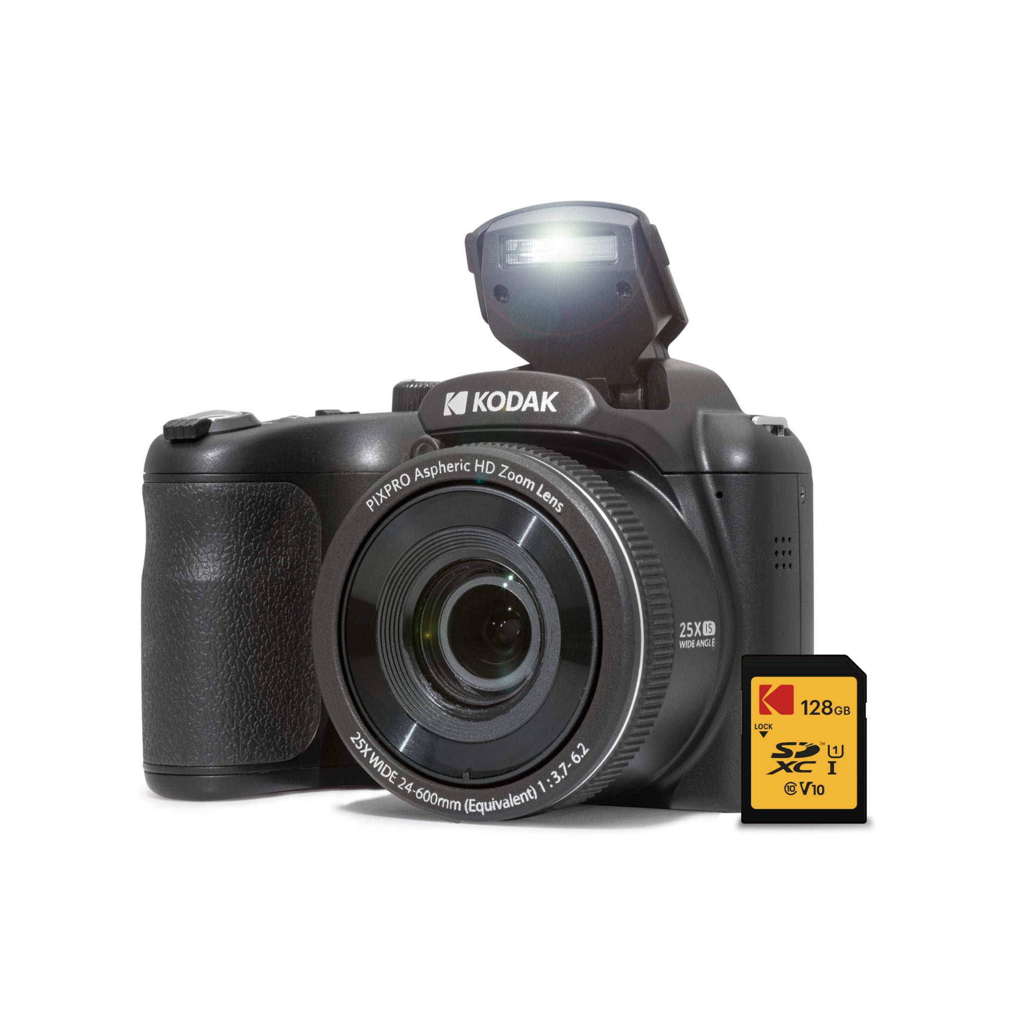 Kodak PIXPRO AZ255 Astro Zoom 16MP Digital Camera (Black) with