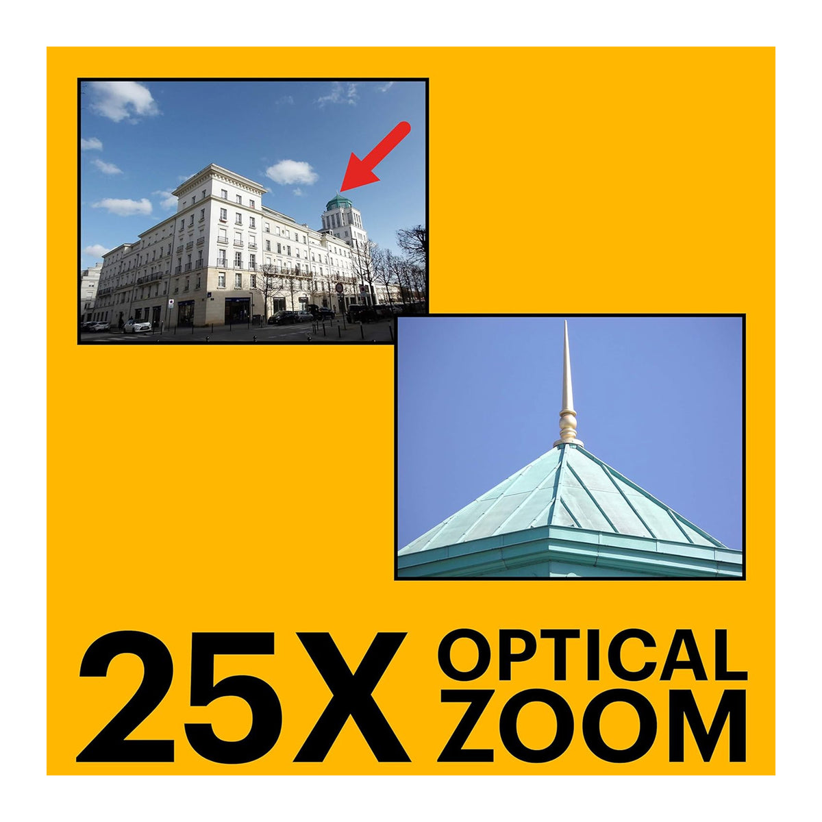 Kodak PIXPRO AZ255 Astro Zoom 16MP Digital Camera (Black) with 128GB SDXC Card