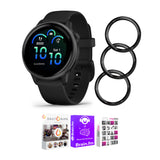 Garmin Vivoactive 6 Slate with Black Band GPS Smartwatch and Software Bundle