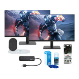 Viewedge 27-Inch Gaming Monitor FHD 240Hz (2-pack) with Wireless Charger Bundle