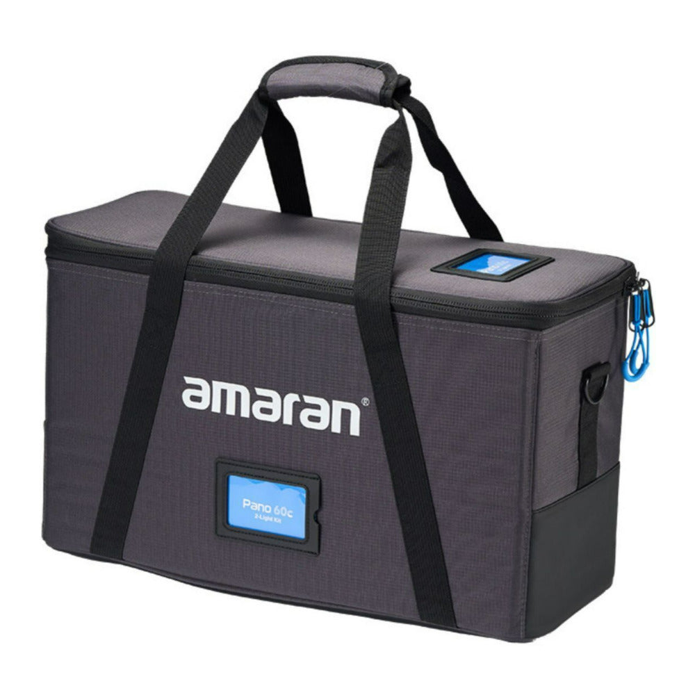 amaran Pano 60c 2-Light Kit (White) Bundle with Barn Doors