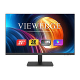 Viewedge Q27X Monitor 27-Inch 2K QHD IPS Display 1ms Adaptive Sync (Black)