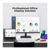 Viewedge Q27X Monitor 27-Inch 2K QHD IPS Display 1ms Adaptive Sync (Black)