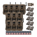 Muddy Matrix 2.0 Power Pack 36MP Trail Camera with 32 GB Memory Card and Card Reader (10 Pack)