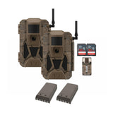 Muddy Matrix 2.0 Power Pack 36MP Trail Camera with 32 GB Memory Card and Card Reader (2 Pack)