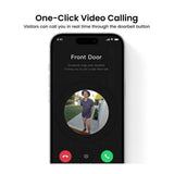 AOSU 2K QHD Waterproof Video Doorbell SE with 170 Degree Head to Toe View (2-Pk)