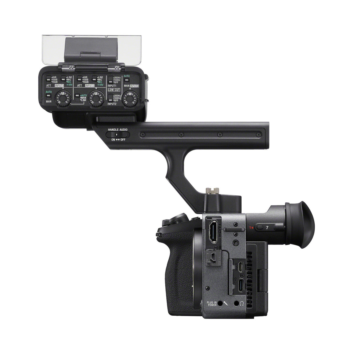 Sony Cinema Line FX2 Full-frame Cinema Camera with XLR Handle with Dual Base ISO