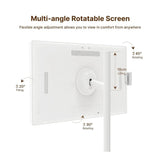 Cozyla 32in Full HD Tablet TV with Full Swivel Rotation and Google Store (White)