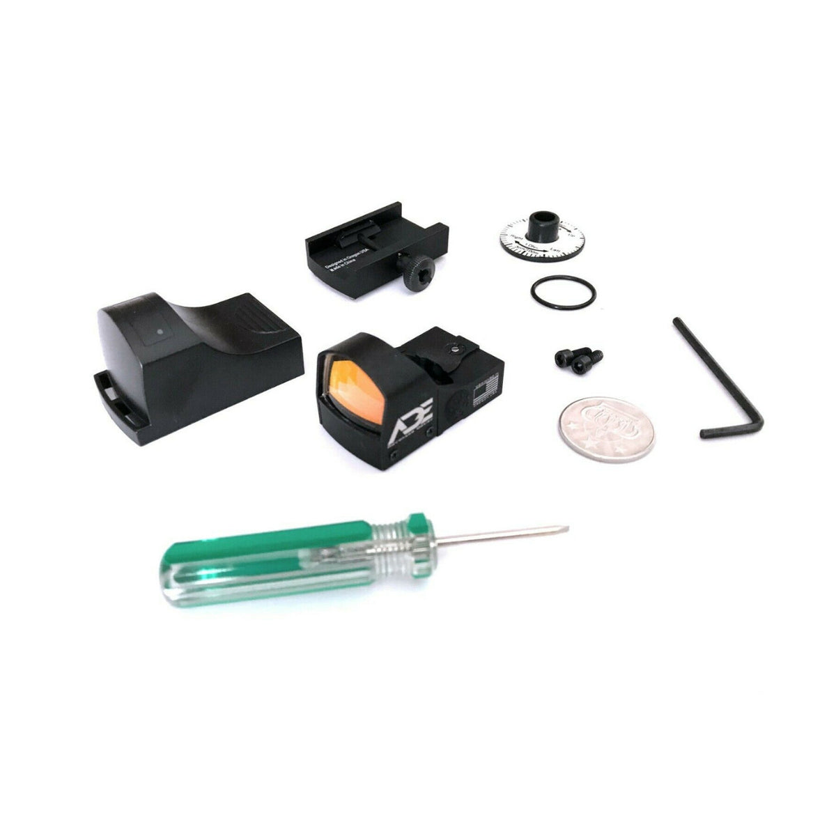 ADE Advanced Optics RD3-009 Waterproof Red Dot Sight -  5 MOA Reflex Optic