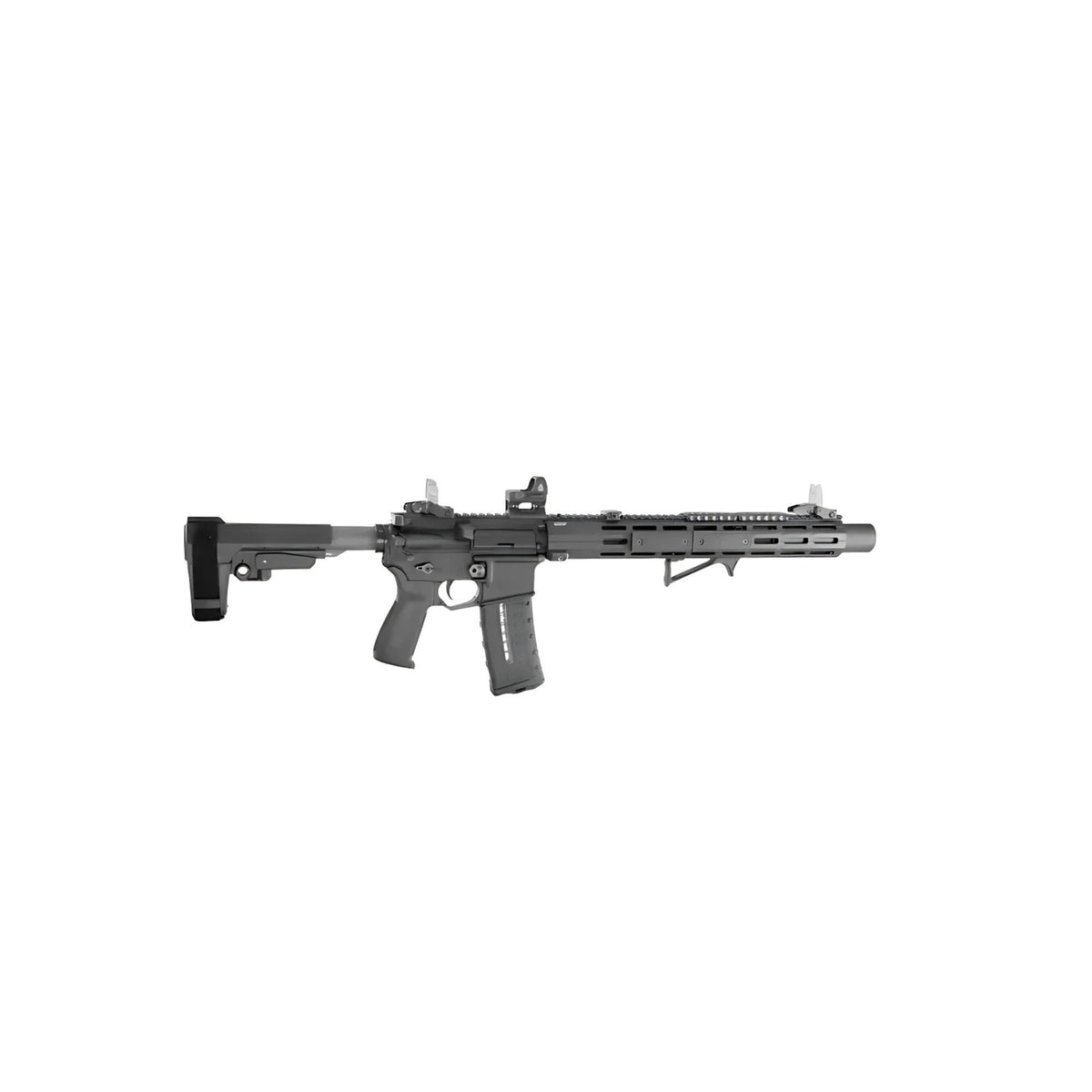 UTG PRO Flip-up Front Sight Elevation Adjustable A2 FSP Picatinny (Black)