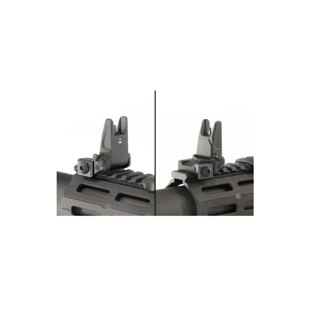 UTG PRO Flip-up Front Sight Elevation Adjustable A2 FSP Picatinny (Black)