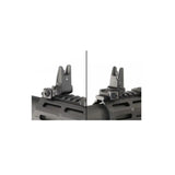 UTG PRO Flip-up Front Sight Elevation Adjustable A2 FSP Picatinny (Black)