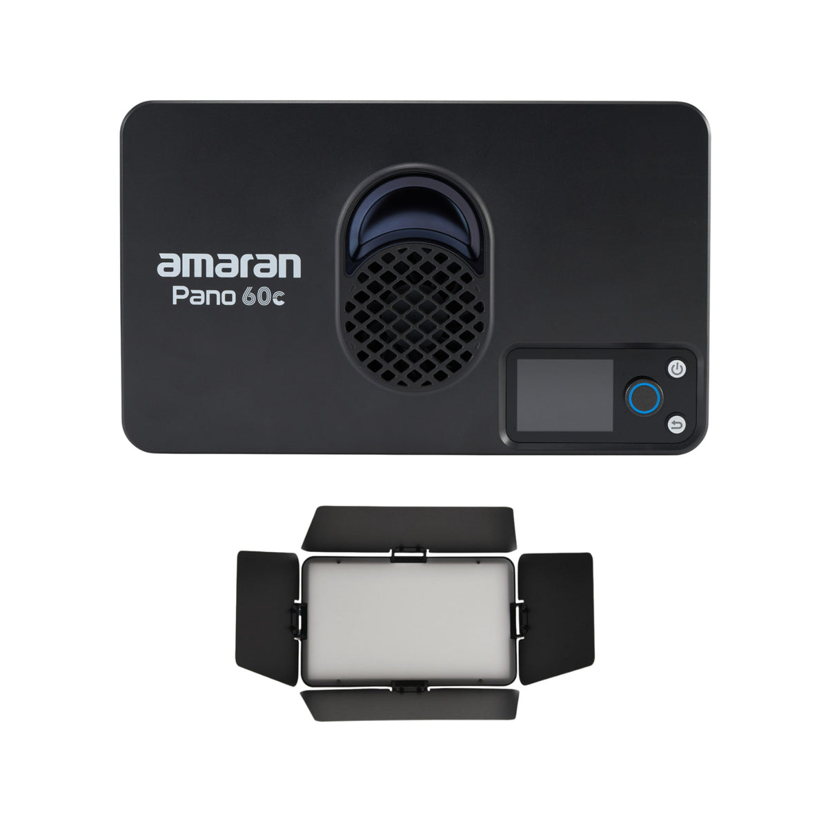 amaran Pano 60c Creator Kit (Charcoal) Bundle with Barn Doors (2 Items)