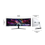 Samsung 57-Inch Odyssey Neo G9 G95NC Dual UHD Quantum Matrix Gaming Monitor (Open Box)