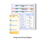 Cozyla Calendar Plus Gen 2 24-Inch LCD Touchscreen Family Calendar (White)