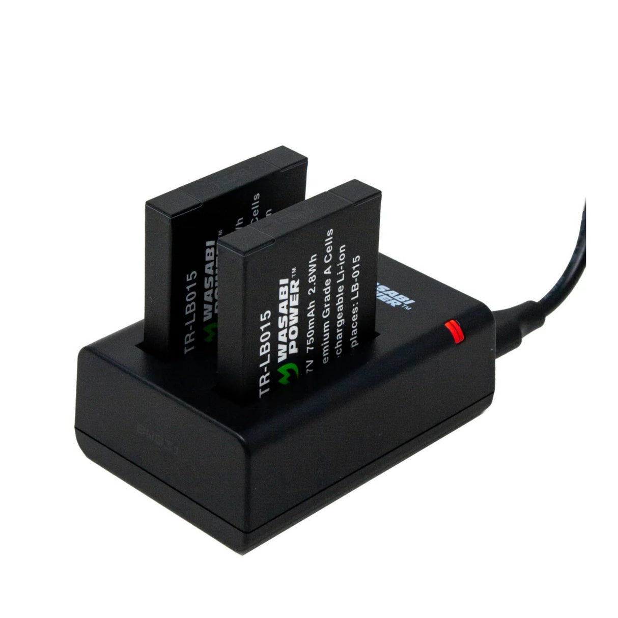 Wasabi Power Kodak LB-015 750mAh Battery and Dual Charger (2-Pack)