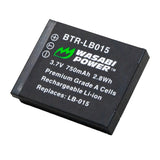 Wasabi Power Kodak LB-015 750mAh Battery and Dual Charger (2-Pack)