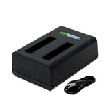 Wasabi Power Kodak LB-015 750mAh Battery and Dual Charger (2-Pack)