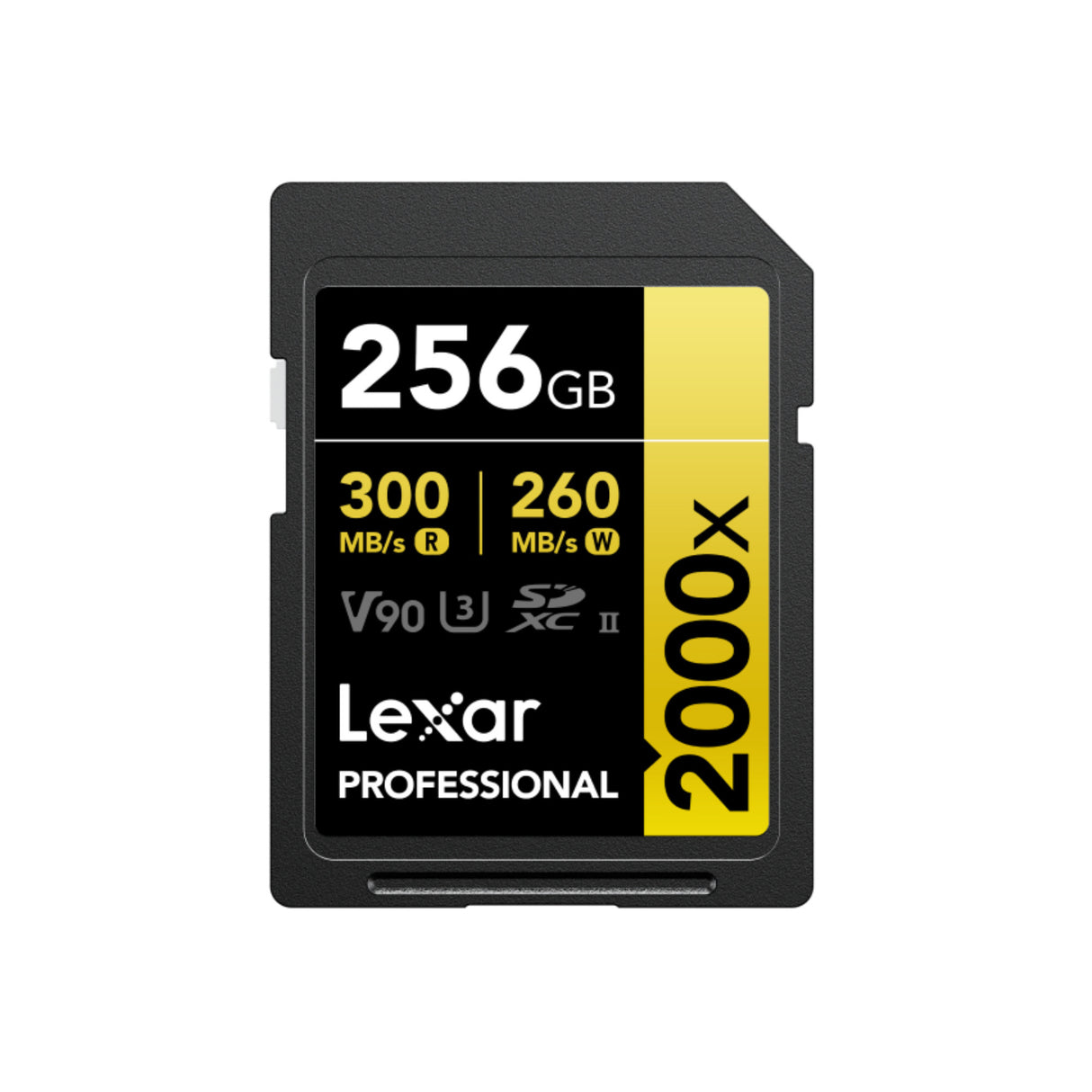 Lexar Professional 256GB 2000x UHS-II SDXC Memory Card