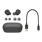 Sony Truly Wireless Noise-Canceling Earbuds (Black) Bundle with Case