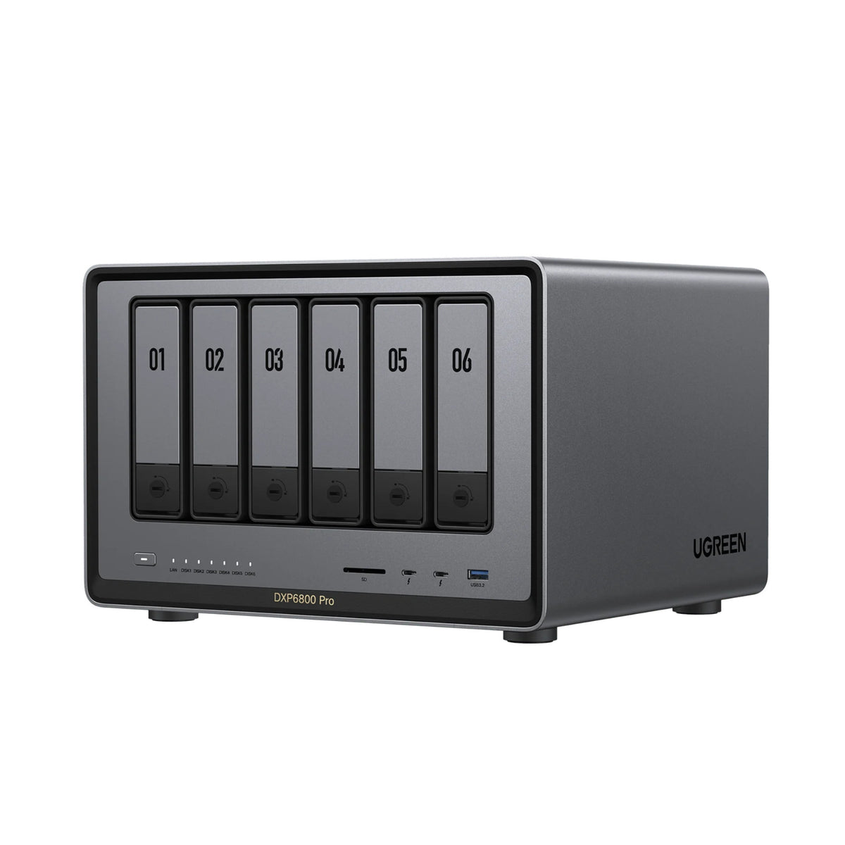 UGREEN NASync DXP6800 Pro 6-Bay NAS Enclosure with Intel Core i5 10-Core CPU