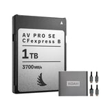 Angelbird AV PRO SE 1TB High-Speed Memory Card Bundle with Reader (2 Items)