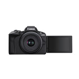Canon EOS R50 Mirrorless Camera with 18-45mm Lens SD Card and Accessories Bundle