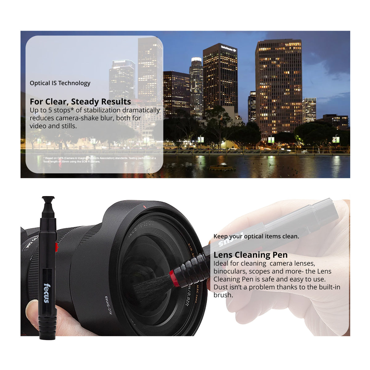 Canon RF 24-70mm f/2.8L IS USM Lens with Backpack, Lens Pen, and 82mm UV Filter