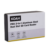 Lexar Professional 128GB SDXC Memory Card (2-Pack) Bundle with Card Reader