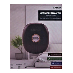 Kosher Samvix Rechargeable Waker Shaker Alarm (Black)