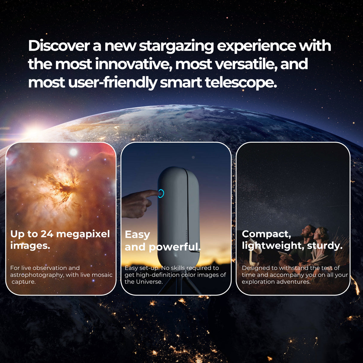 Vaonis Vespera Pro Observation Station Telescope with CovalENS Technology