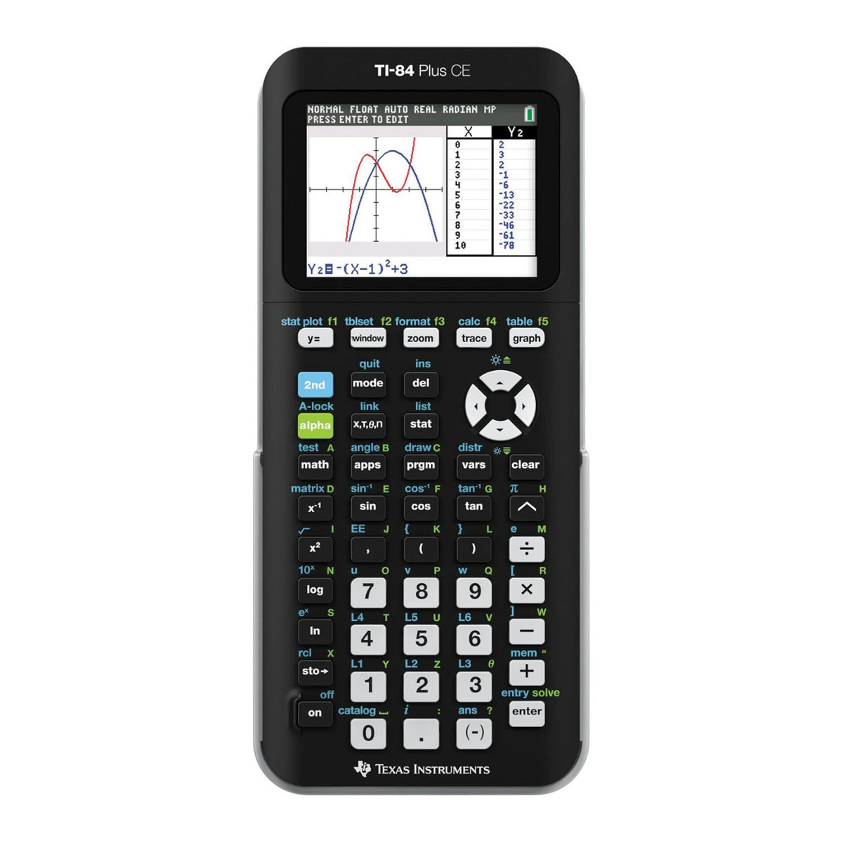 Texas Instruments TI-84 Plus CE Graphing Calculator (Black)