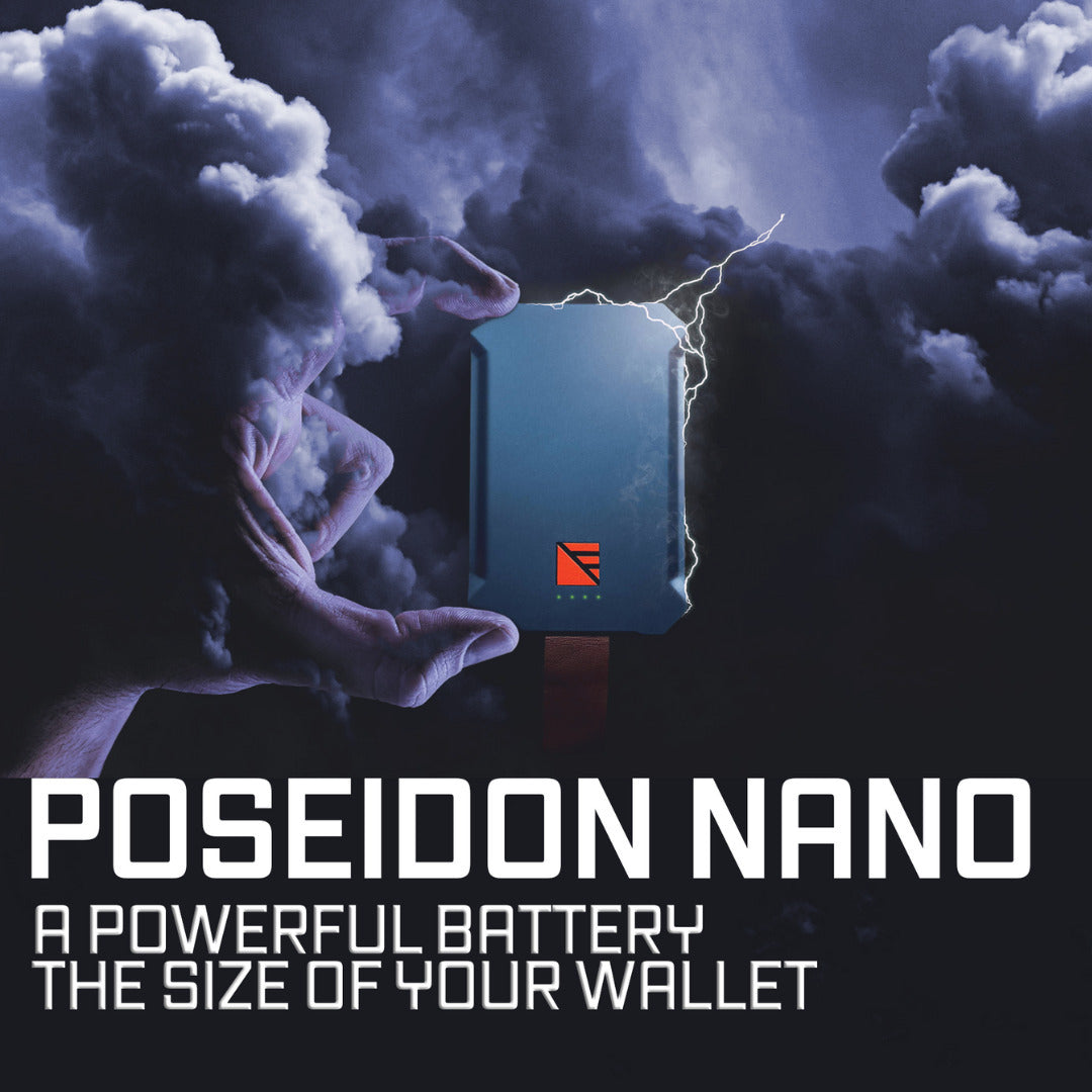 Dark Energy Poseidon Nano 3000mAh Charger with Solar Panel and Accessories